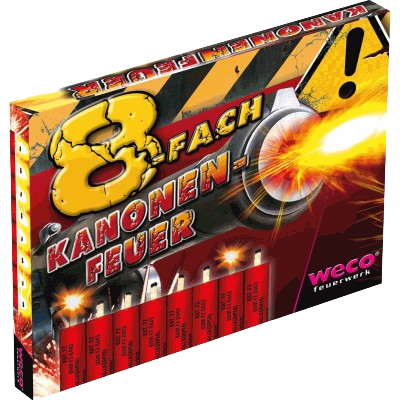 -Fach Kanonenfeuer – 8er Pack